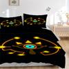 Eye of the Goddess Symbol Bedding Set Comforter Cover Gift for Bedroom,Includes 1 Cover and 2 Pillowcases, No InsertB539
