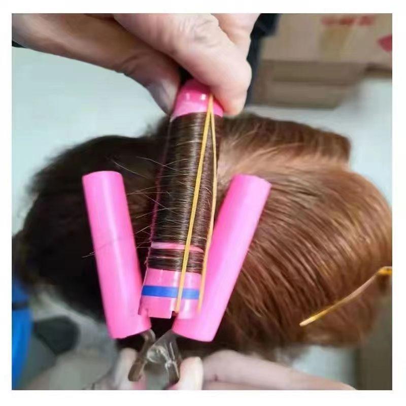12Pcs Perm Heat Insulation Clips Professional Anti-scald Heat Insulation Clip Beauty Salon Hair Rollers Perm Hair Styling Tools