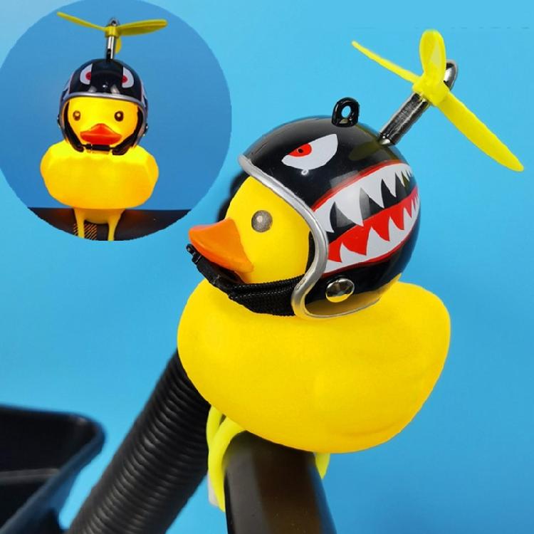 Rubber Duck Bike Bells Yellow Duck Bike Decorations Accessories Duck Bike Bells Bike Handlebar Bells with Propeller
