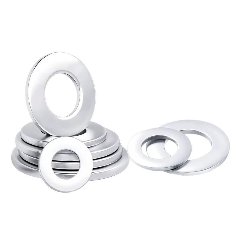 Extra Large Galvanized Metal Flat Washers - Sizes M1.6 to M14