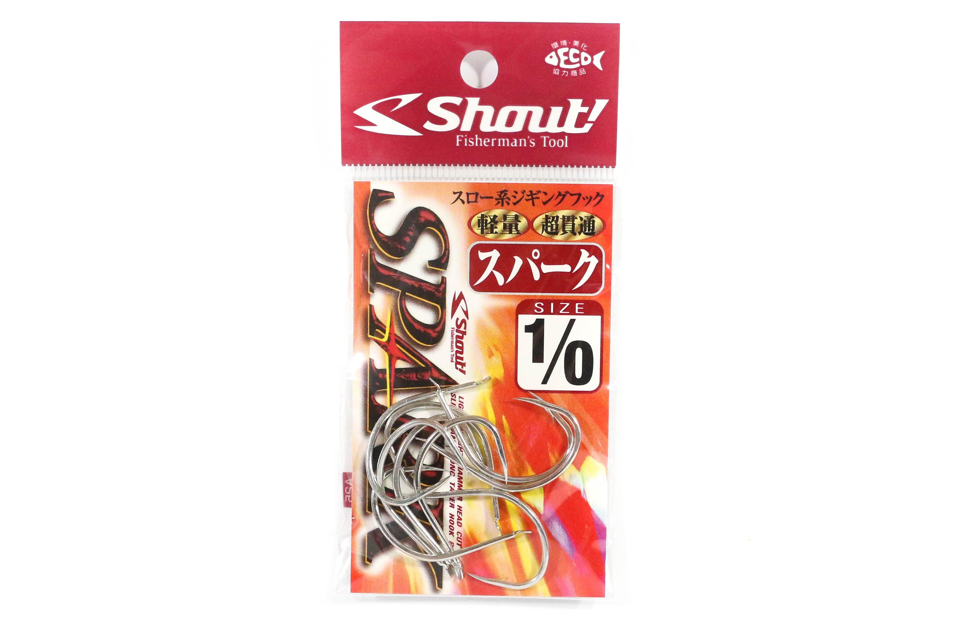 

Shout 201-SP Spark Jigging одинарный крючок, серебристый, размер 1/0 (5497)