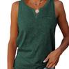Spring and Summer New Vest V-neck Pocket Loose Casual Plus Size Top for Women