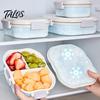 Talos Crisper Box, with Divided Compartments, Leakproof Seal Food Storage Container, for Baby Meals Fruits And Picnic Snacks