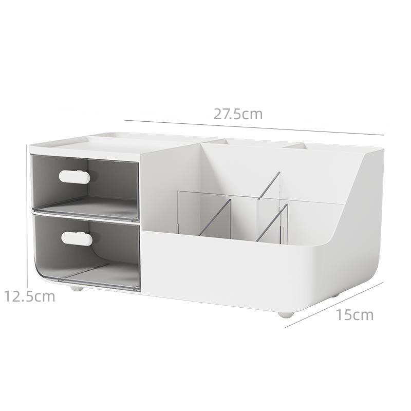 Desktop Storage Box Cosmetics Drawer-type Cute Box Office Stationery Organizer Box Study Desk Storage Rack