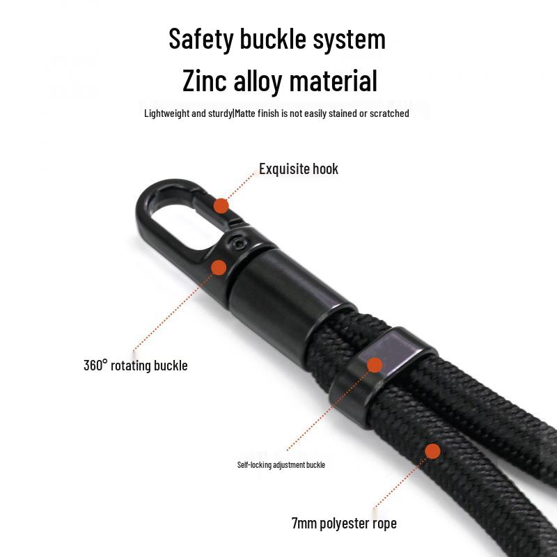 Adjustable Women's Phone Lanyard — Crossbody, Wrist, and Neck Anti-Lost Strap