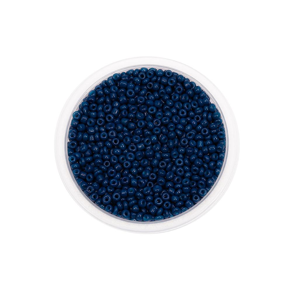 33-Color Solid Glass Beads for DIY Jewelry & Beaded Bracelets