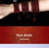 108-Bead Indian Rosewood and Sandalwood Bracelet for Men, Women, Couples - Buddhist Rosary