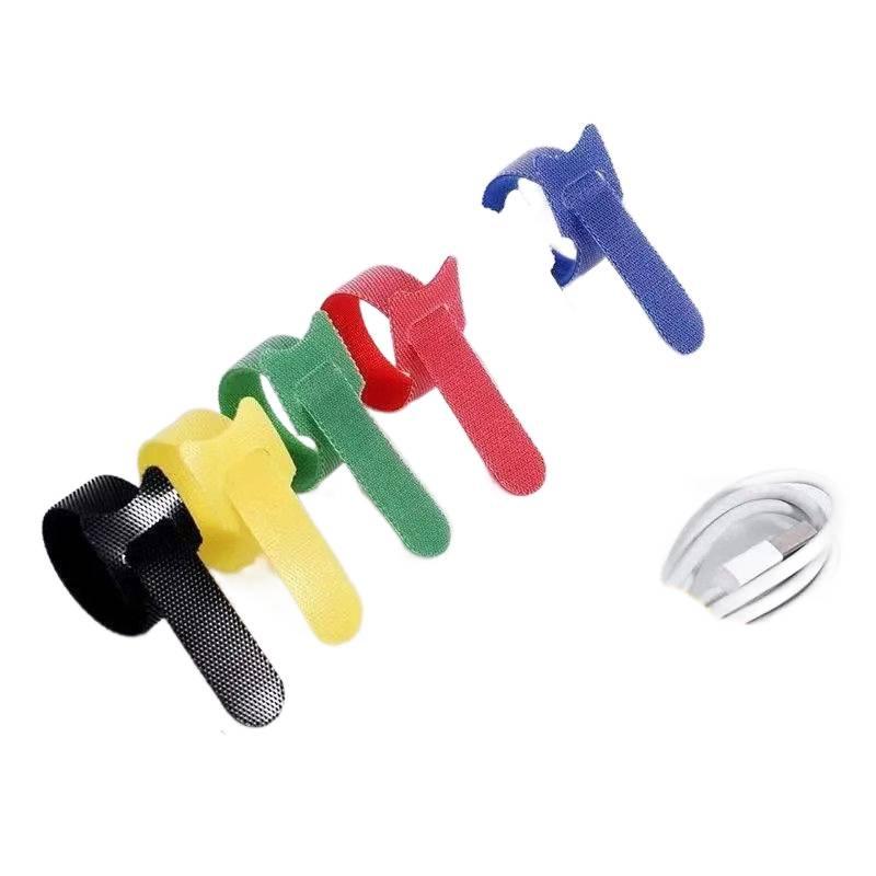 Hook & Loop Cable Ties: Earphone, Charging, Data Cable Organizer