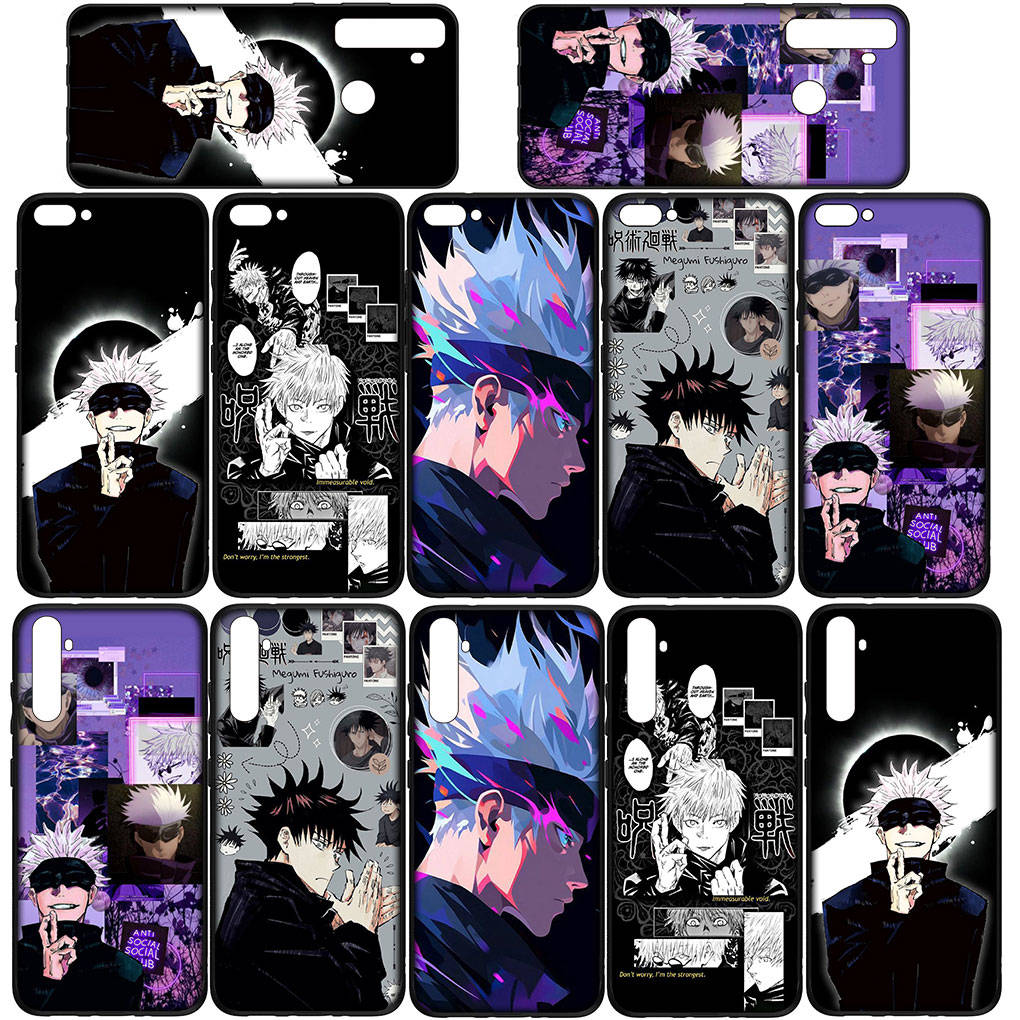 Phone Case for Samsung Galaxy S25 S24 S23 iPhone 16 15 Xiaomi Redmi Note 14 13 12 16E X 11 Pro Max Moto Huawei Gojo Satoru Poster Jujutsu Kaisen Cover