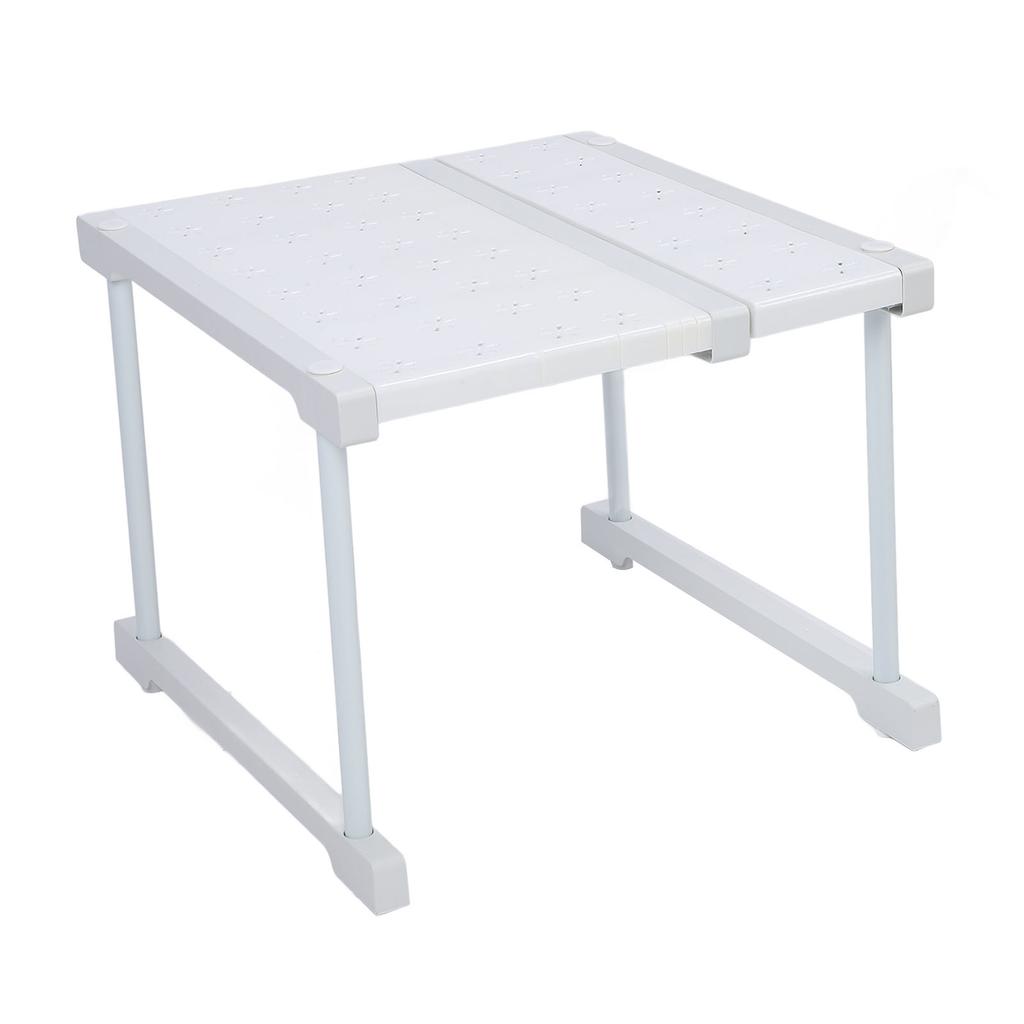 Expandable Cabinet Shelf Carbon Steel ABS PP Closet Storage Shelf Cabinet Organizer Riser Rack for Kitchen Cupboard