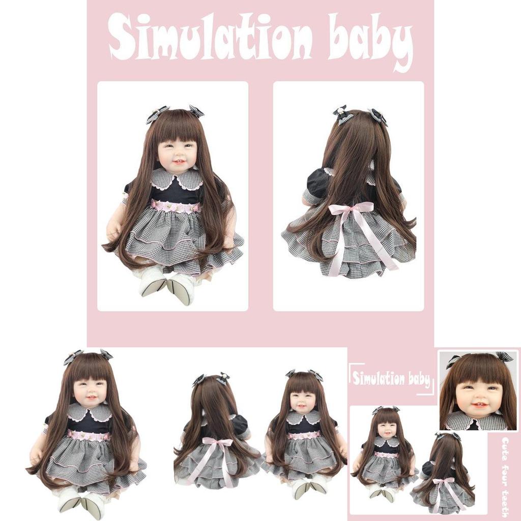 Npk Cute Smiling Face Realistic Baby Doll For Pretend Play And Girls' Gifts