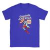 Captain America The One and Only Cotton T Shirt For Unisex Summer  O Neck Trendy Cool Tee Shirt Big Size Pattern Tops