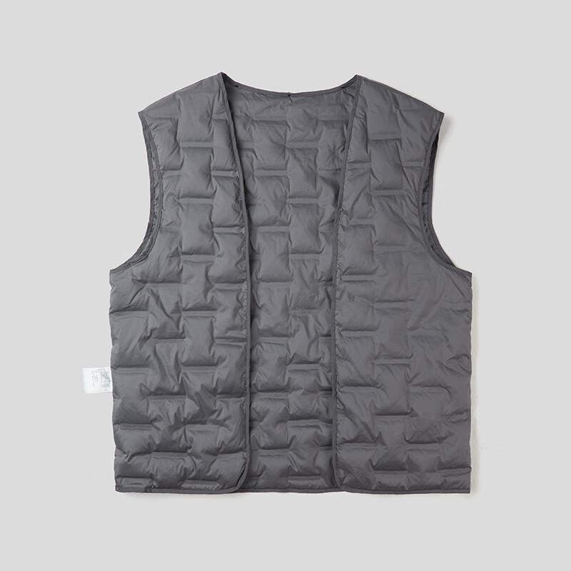 HLA Men's Wool Blend Notched Lapel Overcoat with Goose Down Liner