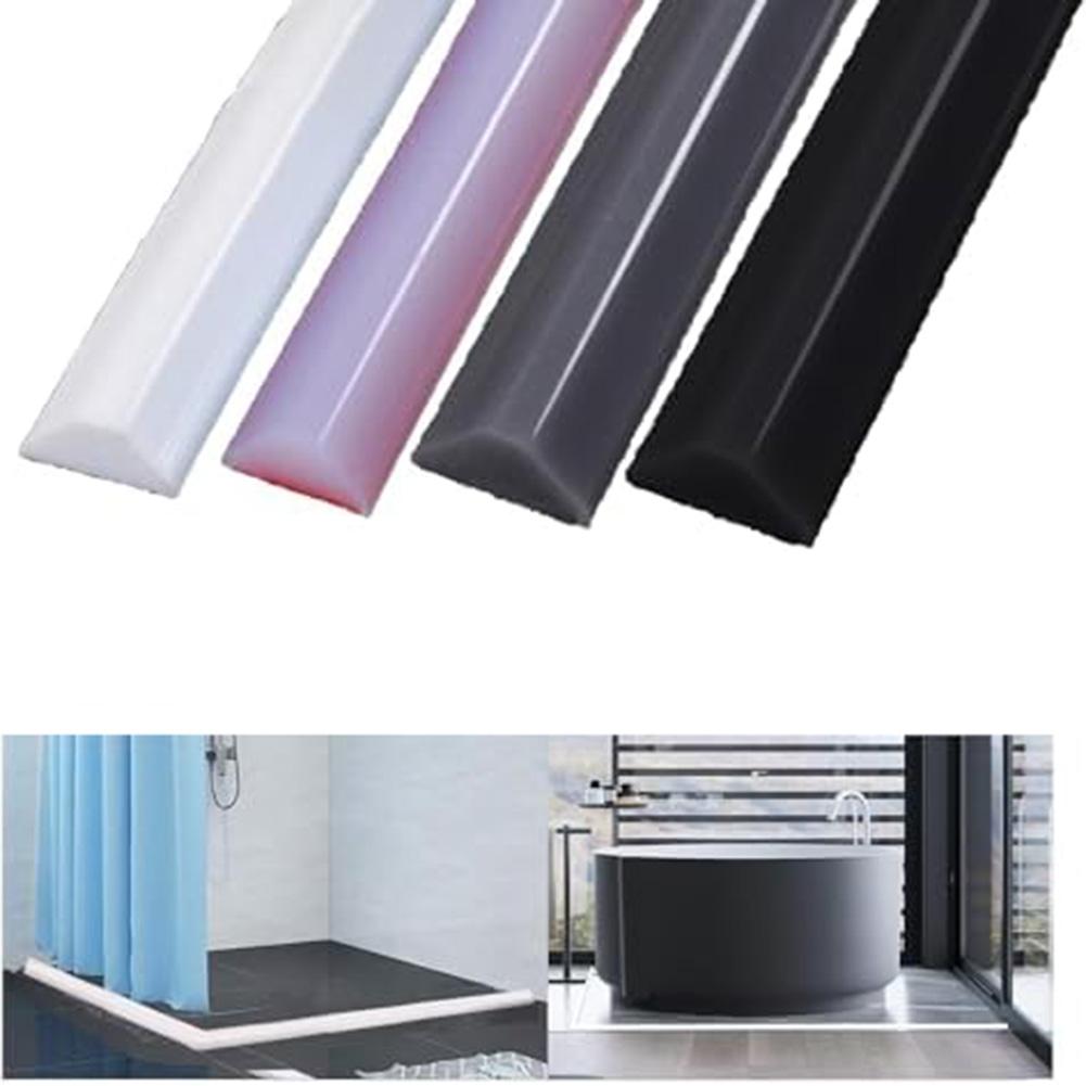 1pc 2m/78.74in Water barrier strip, bathroom, kitchen, bathroom, bendable self-adhesive