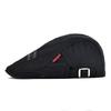 VOBOOM Gorra Plana de Algodón Verano Hombres Gorras Ivy Gorra de Conductor Ajustable Newsboy Gorros de Panadero Boina Retro Masculina Sombrero de Sol para Exteriores