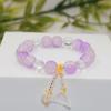 Braccialetto in Vetro Sette Colori a Coda di Pesce con Cristallo Imitazione Scatola Regalo per Ragazze