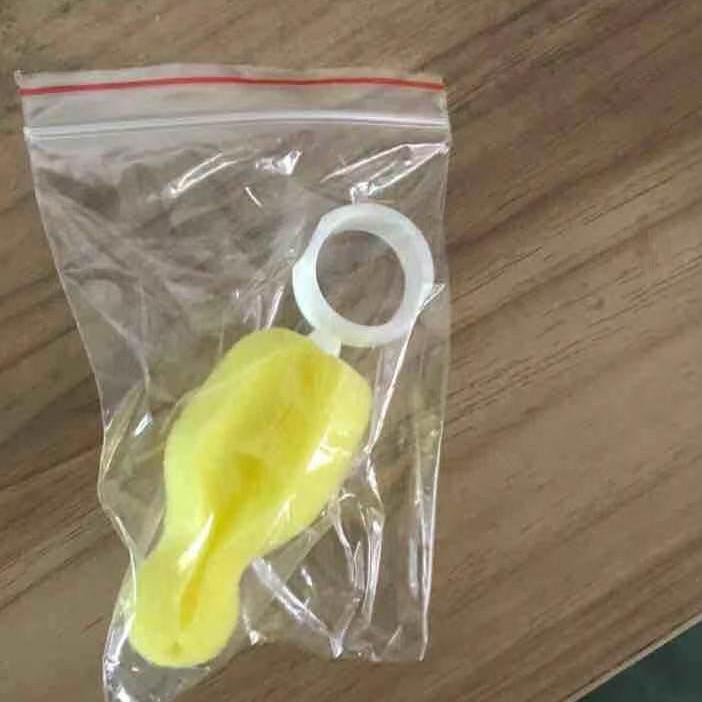 Wide & Standard Mouth Baby Bottle Nipple Brush with Sponge - Individually Packaged