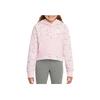 Kids Logo Print Sports Casual Long Sleeve Hoodie Kids Hoodies Pink DD7377-663