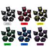 Opaque Colors Polyhedral 7pcs/Set Multi-Sided Digital Dices D4 D6 D8 D10 D12 D20 for TRPG Tabletop Role Playing Games DND HOT