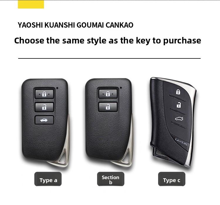 DMTZ1 Car Remote Key Case Cover Shell Fob For Lexus ES UX200 UX250H ES300H ES350 US200 US260H LX570 Smart Keyless Accessories