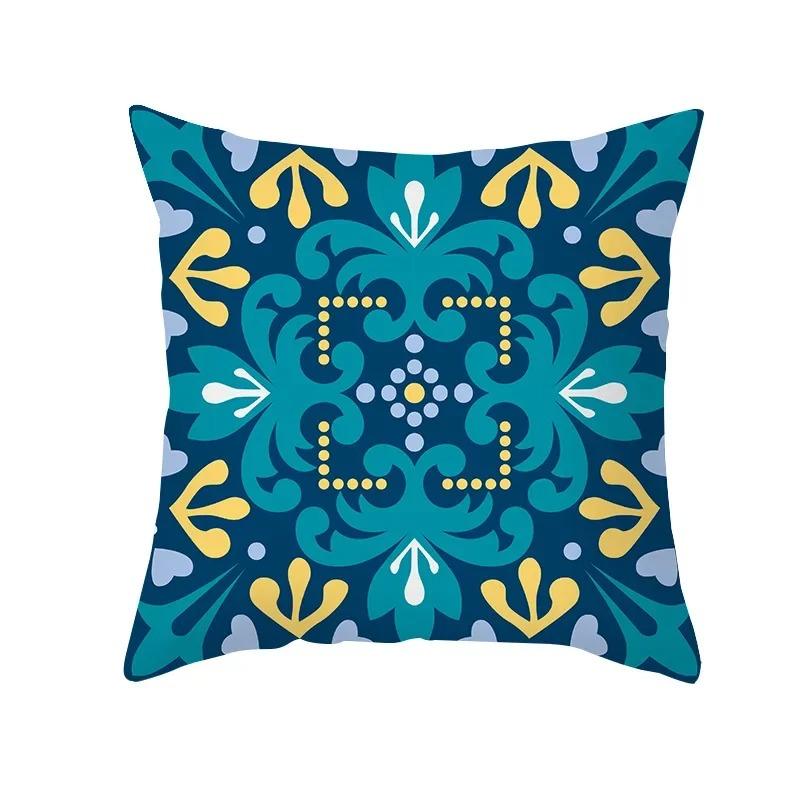 Home Decor Exquisite Patterned Decorative Throw Pillow Covers Pattern Cushion Cover Suitable For Sofa Bedroom Car Pillow Cover