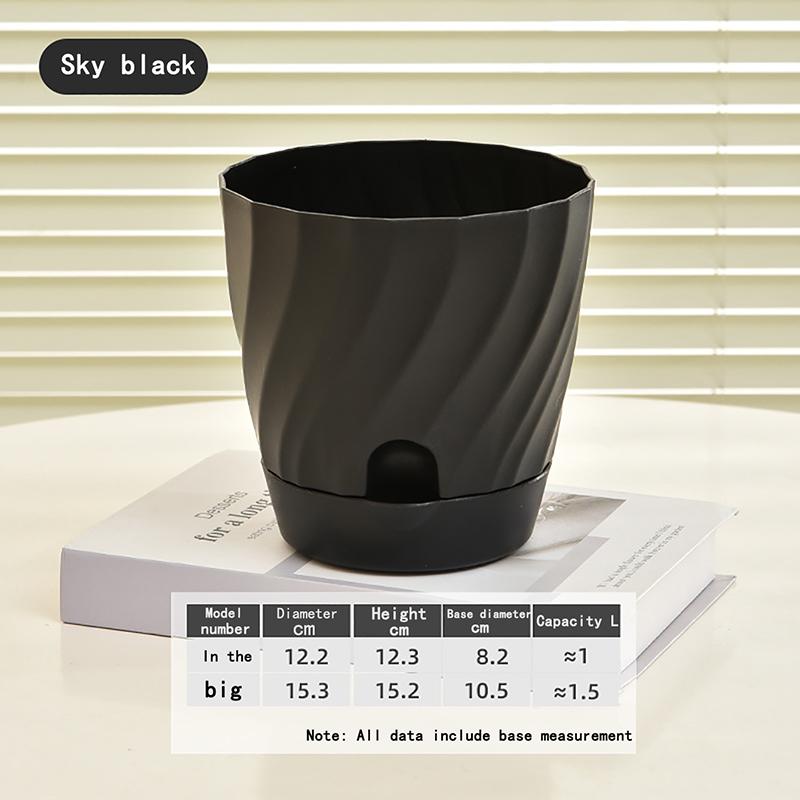 Kunststoff-Blumentöpfe für den Balkon, einfach und atmungsaktiv, hochwertige Bepflanzung, für Zuhause