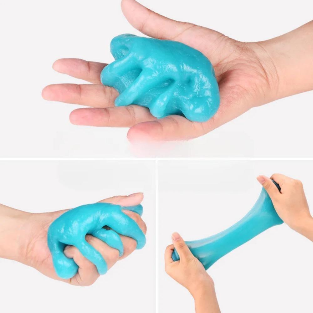 1pc Car Cleaning Gel Reusable Keyboard Cleaner Gel Automobile Air Vent Dust Removal Gel Multiuse Dirt Cleaner Slime Auto