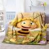 Biene Maja Customize Text Blanket Cozy Customizable Blanket Comfortable for Livingroom Office Office Chair Picnics All-Season Use