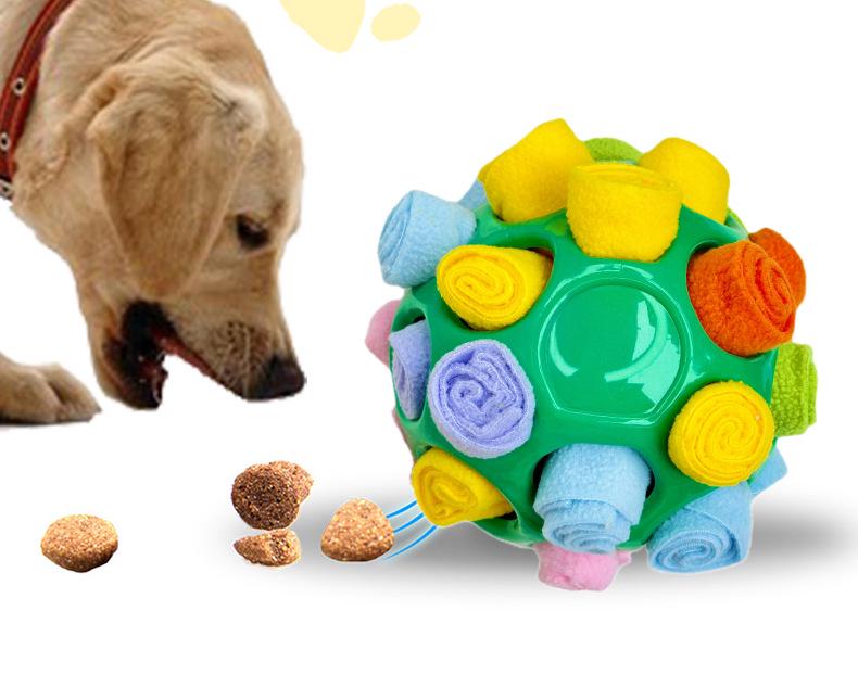 Enhanced Bite-Resistant Pet Snuffle Ball Puzzle Toy