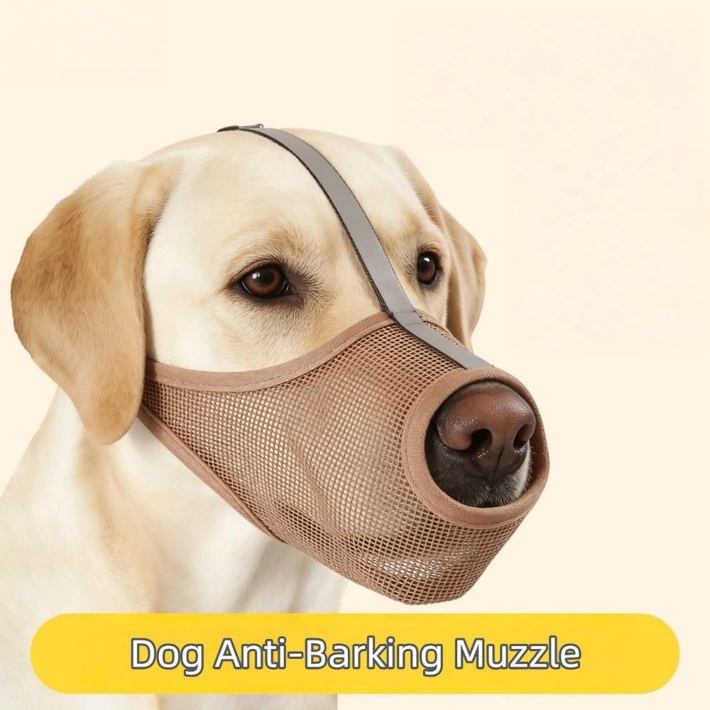 Washable Dog Face Cover Multi Size Mesh Pet Muzzles New Puppy Mouth Cover for Large Dogs
