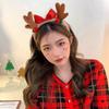Christmas Hair Clip Cute Antlers Hairpin New Year Gifts Hairband Party Christmas Snowman Glasses Navidad Decor Hair Accessories