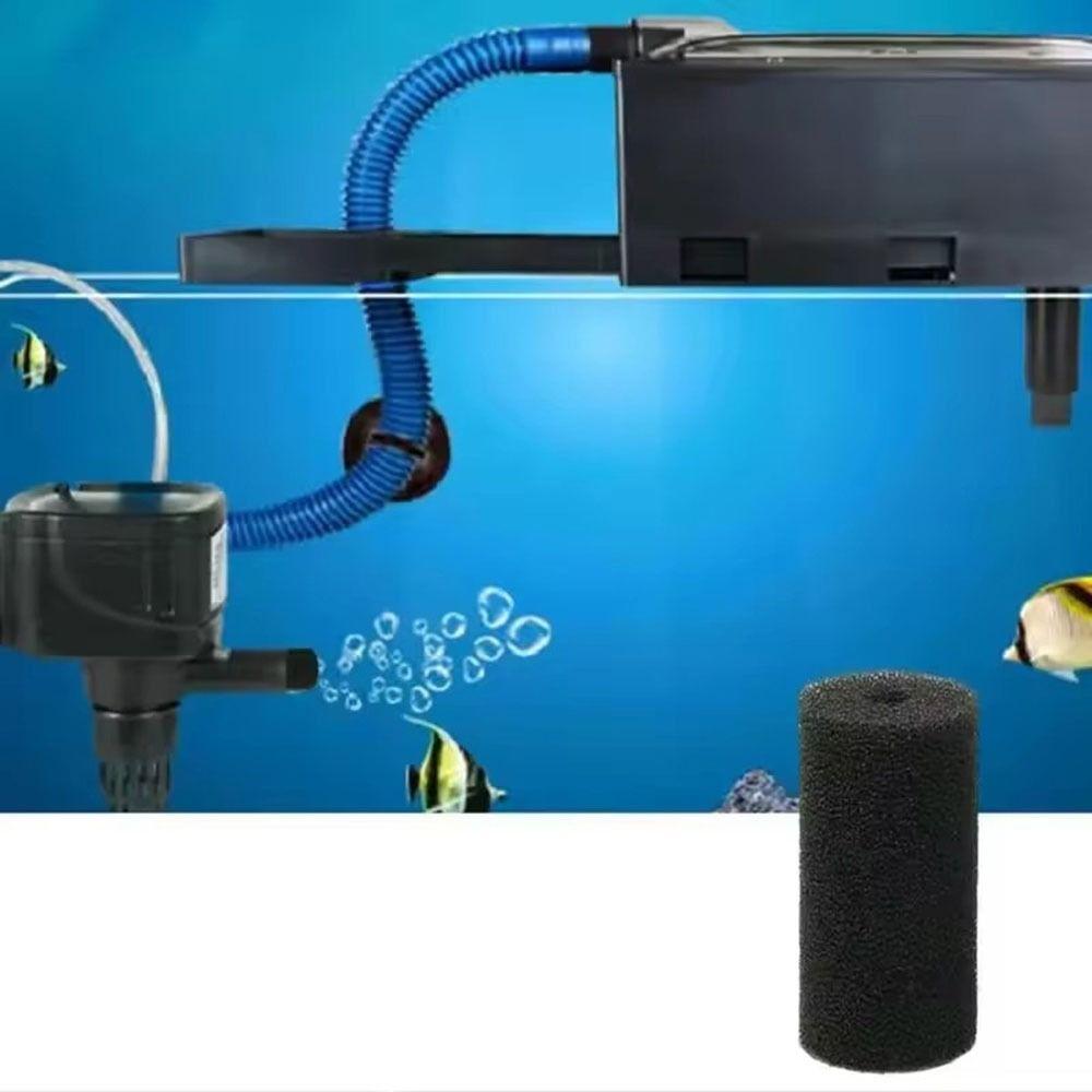 Multi Sizes Black Filtration Foam Thickened Design Long Use Time Sponge Pad Skimmer 50*12*2cm/50*50*2cm