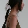 For Basic Satin Scrunchie_Large_Beige