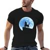 Beagle Howling At Moon | NickerStickers? On Redbubble T-Shirt Big and Tall Short Sleeve Tee