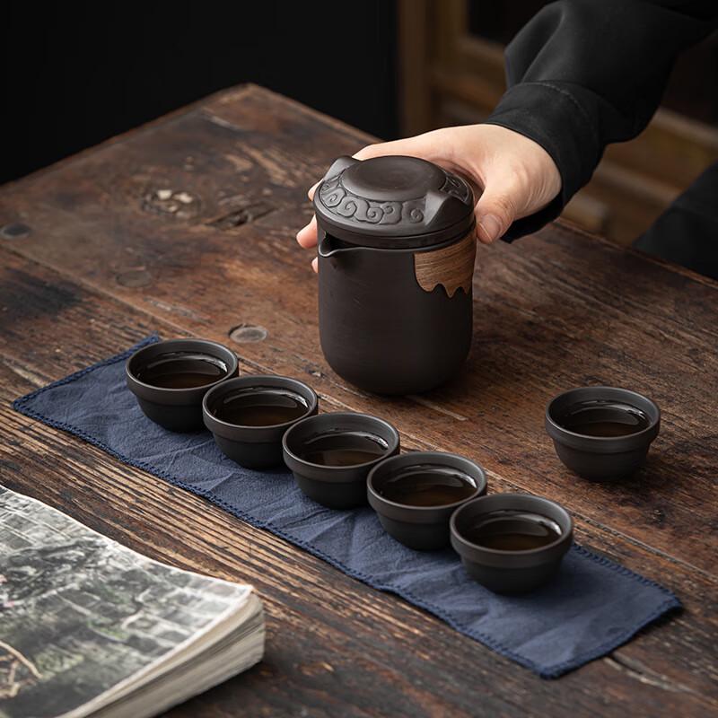 Shangqi Portable Ceramic Travel Tea Set