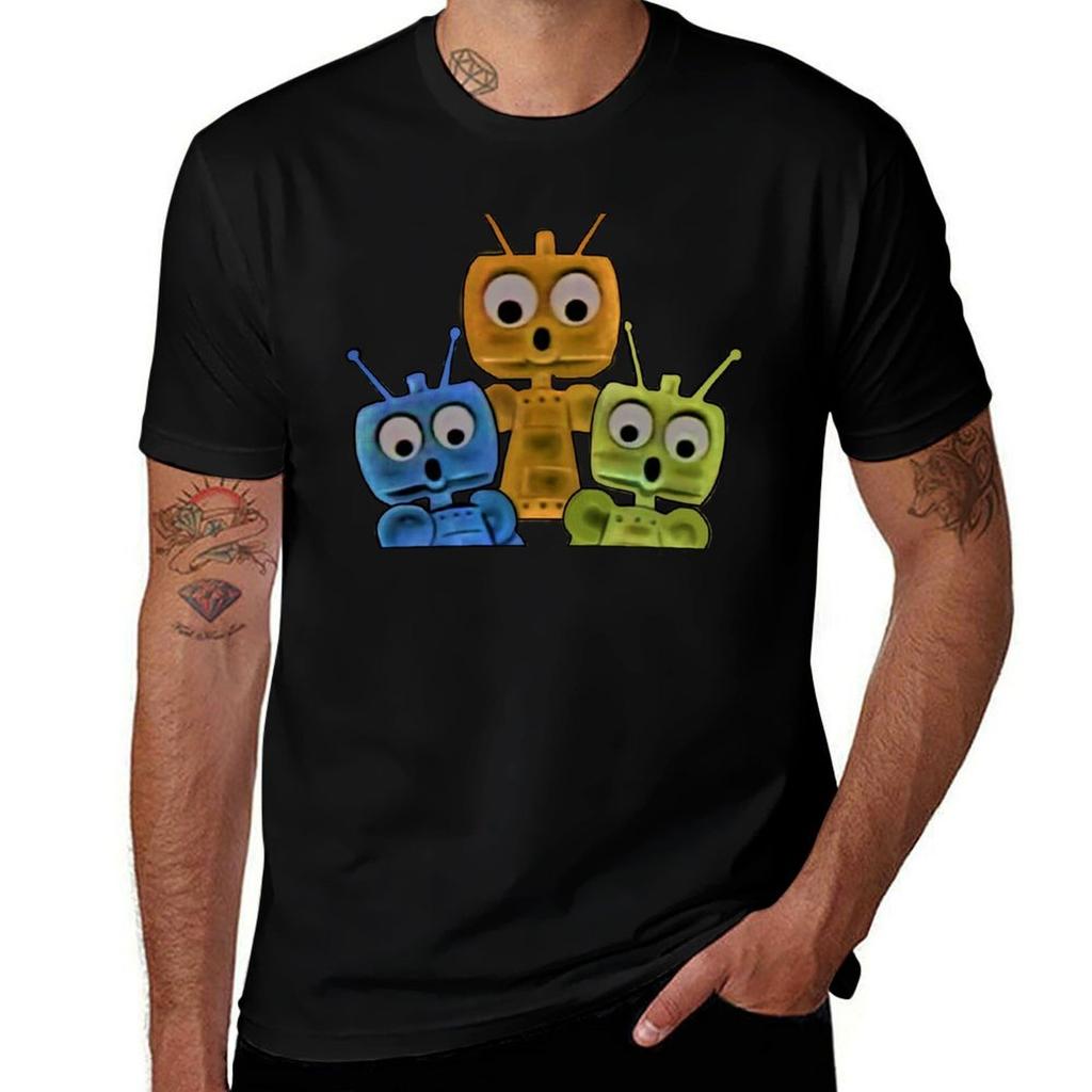 The Future Is All Robots  TShirt t shirt man cotton t shirt man plain TShirt