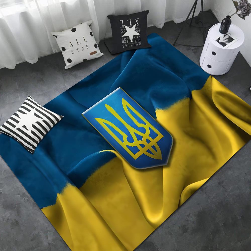 Ukraine Ukrainian Girl Flag Entrance Door Mat Nordic Style Bedroom Living Room Doormat Home Balcony Anti-Slip Modern Home Decor