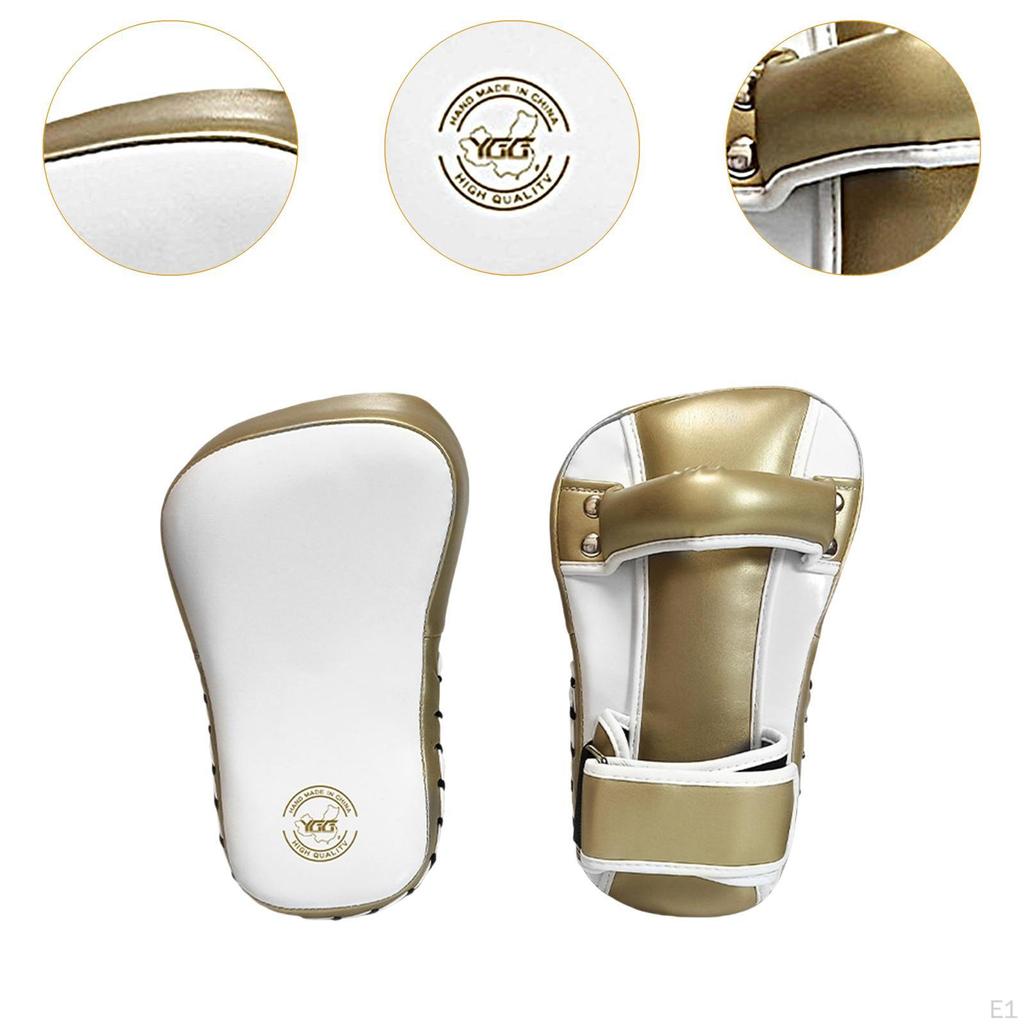 1 Pair Boxing Pads Curved Focus Mitts Punching Target Sparring Gear Thickened Training Kick