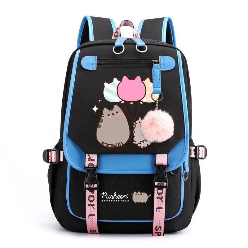 Cartoon Cute Printed School Bag Outdoor Travel Oxford Cloth Backpack