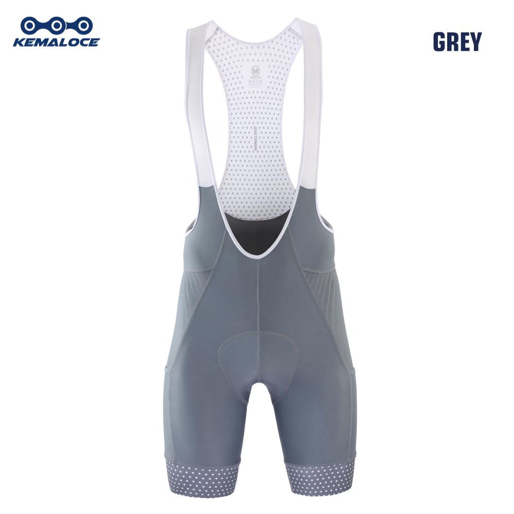 

KEMALOCE Men Cycling Bib Shorts Solid Blue&Black 5D Gel Pad Mountain Bike Shorts High End Outdoor Breathable Bike Tight Knicker 2XS