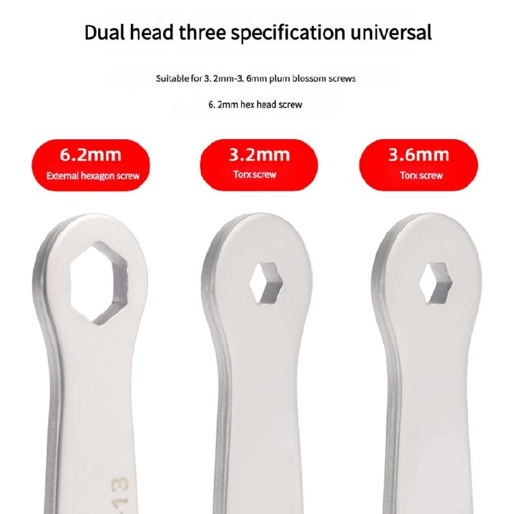 Professional Grade Wrench Steel Slip Design Tool For Cycling Maintenance Outdoor Fishing Equipment Repair