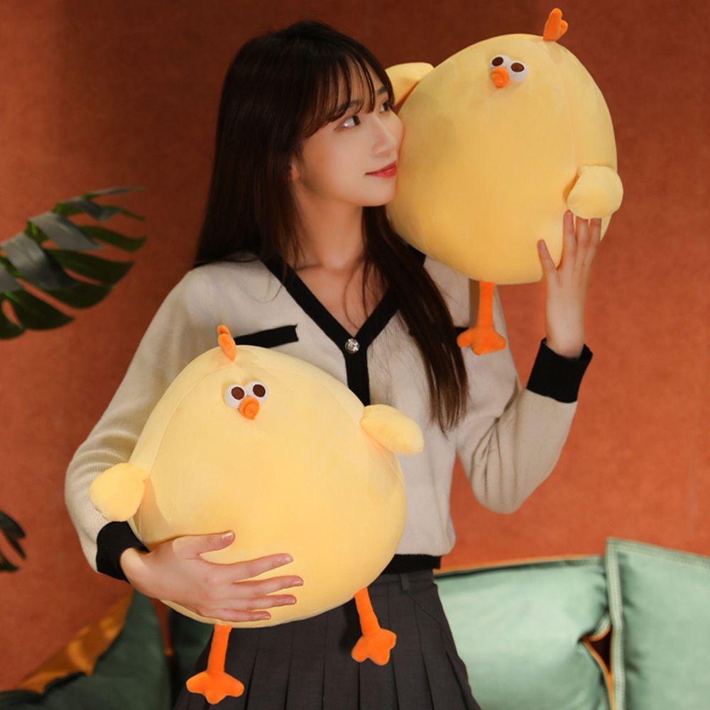 Accompany Toy Room Decoration Fatty Yellow Chicks Adorable Chick Doll Plush Toys Stuffed Toy