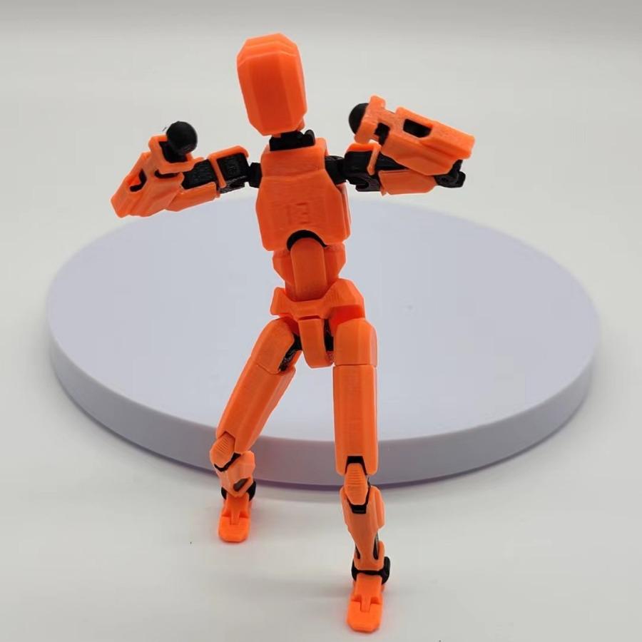 3D Printed 13-Joint Movable Mannequin Doll - DIY Full Body Decompression Ornament Figurine