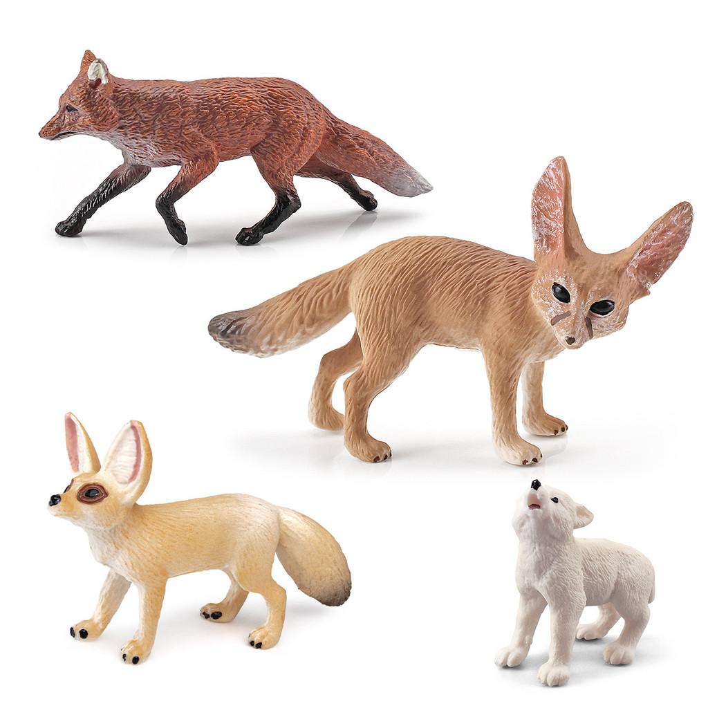 Kojote Wildtiere PVC Modellset mit statischen Tierfiguren zum Lernen und Spielen