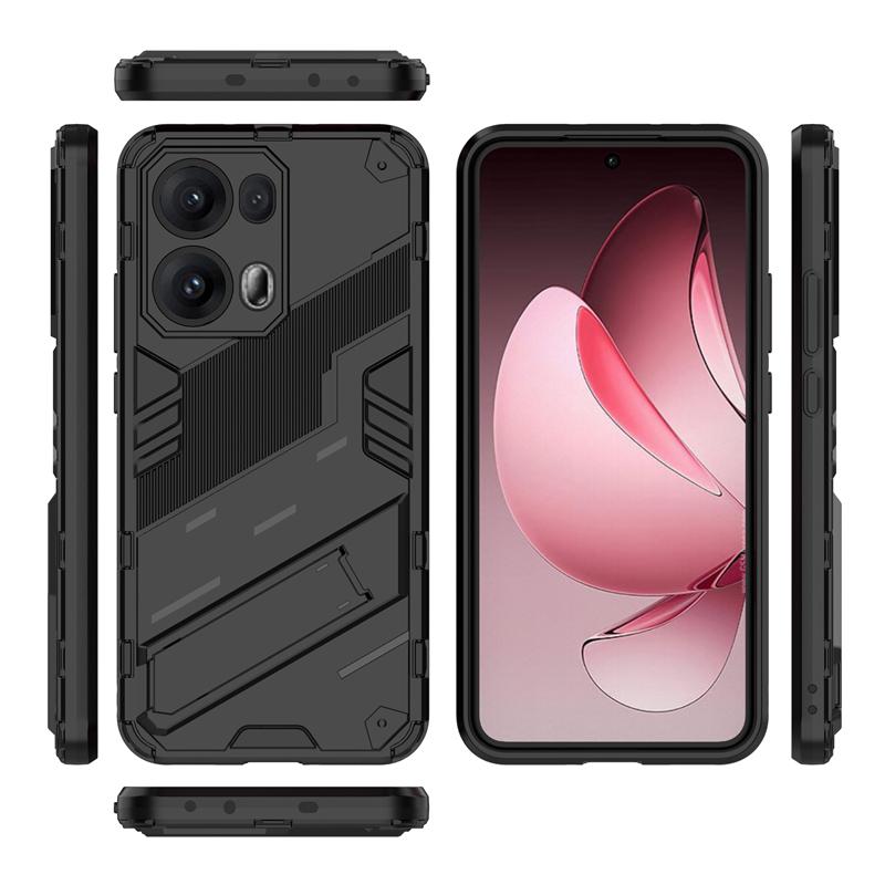 Phone Holder Case For Oppo Reno 13 Pro Case For Oppo Reno 13 Pro Funda Anti-knock Armor PC Back Cover For Oppo Reno 13 Pro Case