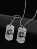 Stainless Steel Keyring and Necklace, Gift for a Lady, Carved Badge, Ideal Gift for Men, Couples, Boyfriend, Family & Friends