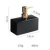 400ml Ceramic Soap Dispenser Bottle Hand Pump Shower Gel for Bathroom Hotel Countertop Home