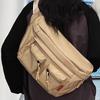 Trendy Cargo Chest Bag Men's 2025 New Large-capacity Functional Sports Cycling Crossbody Bag Women's Casual Shoulder Backpack