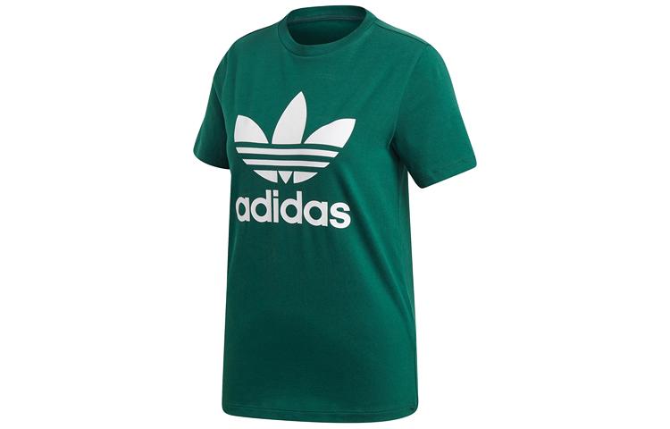 Adidas Originals Set in Sleeve T Shirt Women s Dark Green DV2597 32