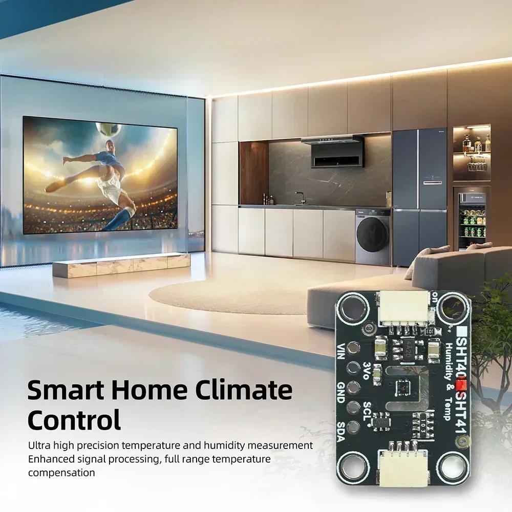 SHT41/SHT45 temperature and humidity sensor module compatible suitable STEMMA QT Qwiic interface For Environmental medical